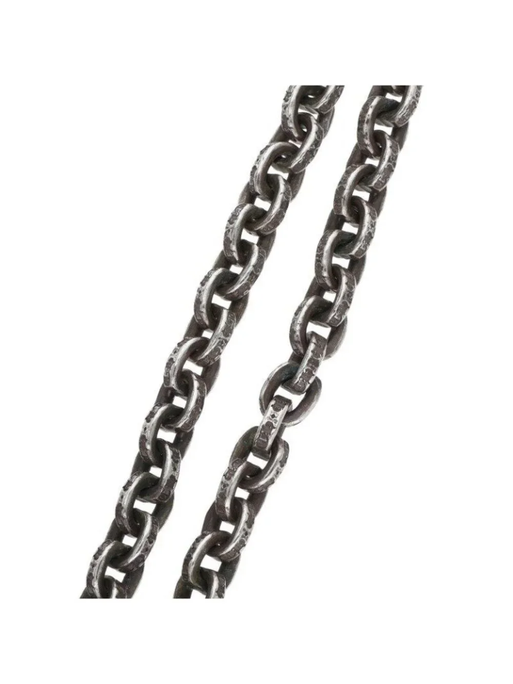 Chrome Hearts Paper Chain Silver Bracelet